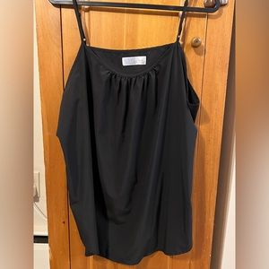 Time and tru black satinlike camisole